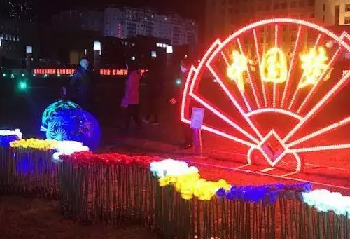 南充市政亮化好色先生TV版製作施工安裝